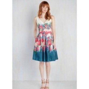 ModCloth Floral Dress